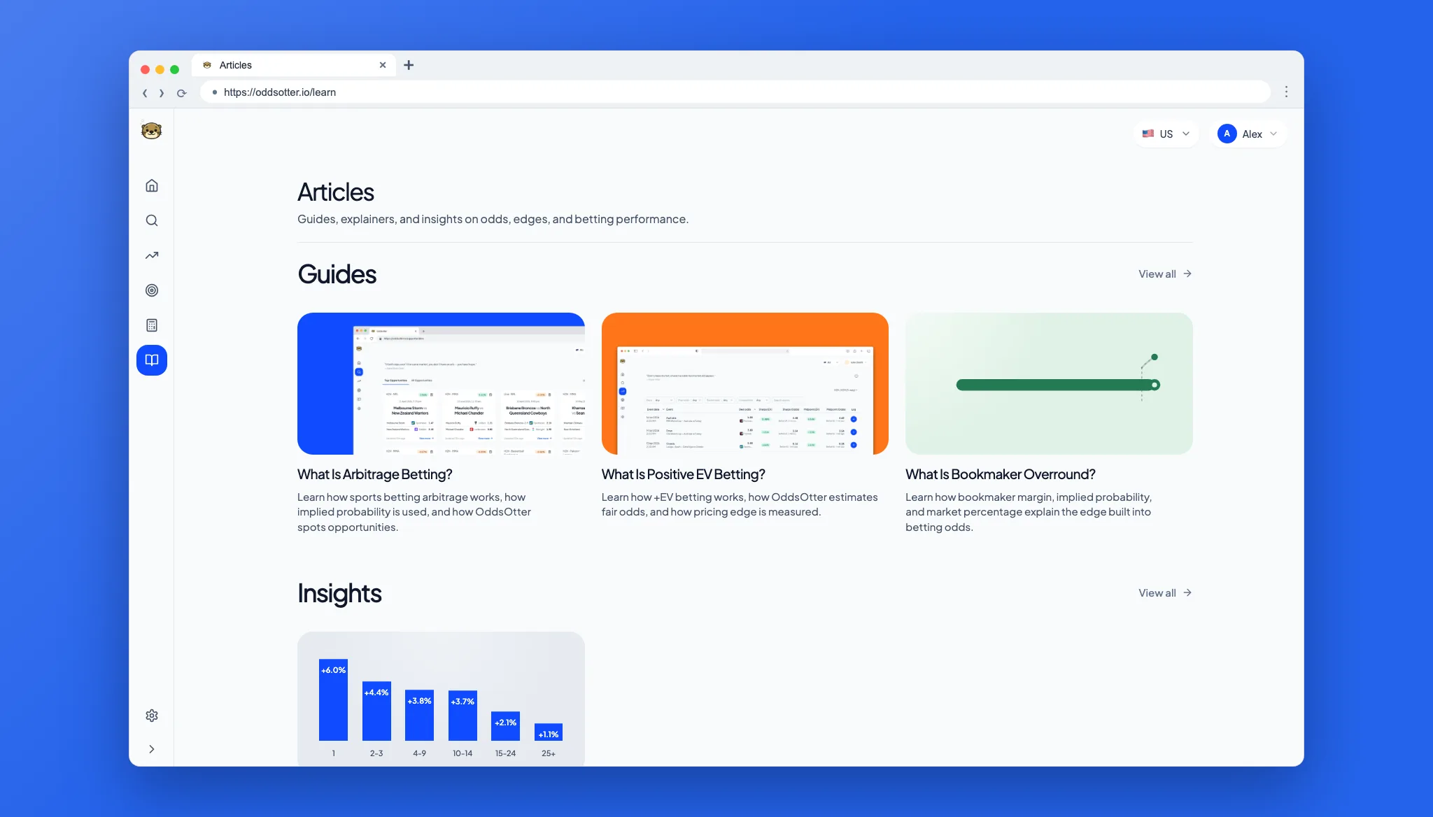 Learn hub screenshot